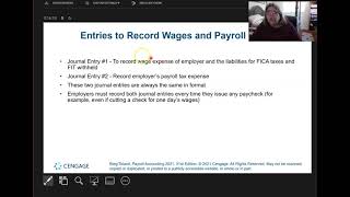 ACCT090 Chapter 6 Video 3 Journal Entries for Payroll