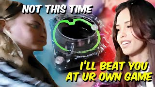 Valkyrae VS QTCinderella in Beyblade Tournament