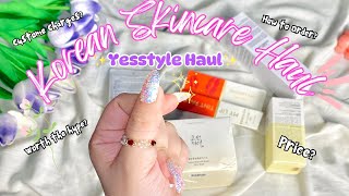 Korean Skincare Haul | Yesstyle Haul🎀Viral K-Beauty products its girls essentials🛍️