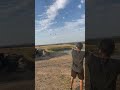 Skeet shooting with my 24k gold shotgun