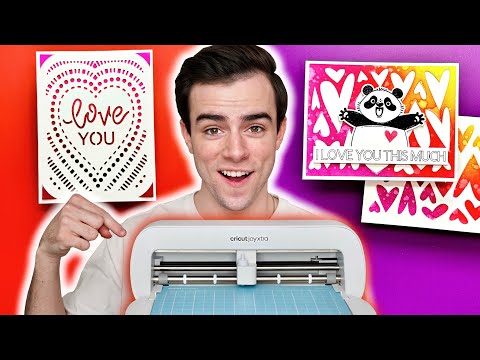 Making EASY Valentine's Day Cards Using The Cricut Joy Xtra!
