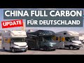 ANGRIFF? China FULL CARBON 7,49t Wohnmobile in 2 Wochen in Deutschland auf dem Caravan Salon