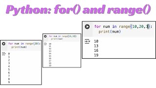 Python Lesson 27: range() in a for-loop