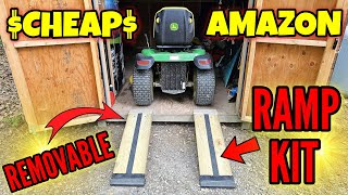 Cheap Easy Removable Amazon DIY Shed Ramp Kit