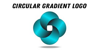 How to make a circular gradient logo in Adobe Illustrator #shorts #viralvideo