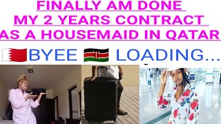 Finally my two years has a housemaid in qatar is done