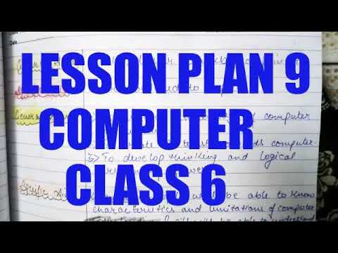 LESSON Plan Of Computer #9|how To Make Lesson Plan Of B.ed|lesson Plan ...