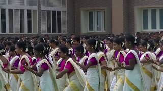 largest  world record guinness  in KIZHAKKAMBALAMthiruvathira  2017, dancing 7000 ladies video