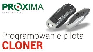 Programowanie pilota Cloner V3 - Proxima