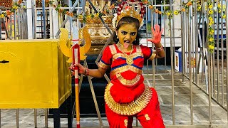 Bhadrakali devotional dance 2023 | Yashlin Krishna | KOVOOR VISHNU TEMPLE