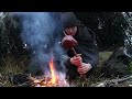 1 hour extreme winter camping ❄️ surviving the frozen north