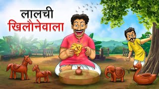 लालची खिलौनेवाला | LALCHI KHILONEWALA| HINDI KAHANIYA | HINDI STORIES @AdventureTVRDC