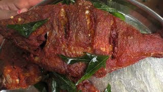 Full meen fry recipe in tamil / jalebi meen fry / Home cooking meen varuval  / Amma Samayal