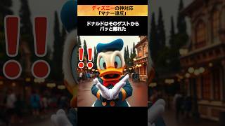 ディズニーの神対応「マナー違反とドナルド」