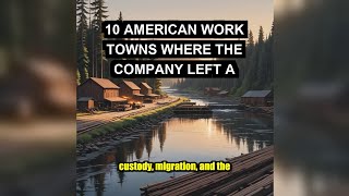 10 American Work Towns Where the Company Left a Shape Behind