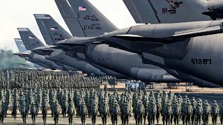 1000s of US Paratroopers Are Boarding Massive Boeing C-17 Simultaneously