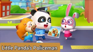 Little Panda Policeman | Baby Panda police |Babybus english |policeman cartoon|Kids|babybus cartoon|