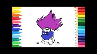 Despicable Me 3 | How to Draw Evil Minions Coloring Pages | Kids Learn Drawing  Art Colors