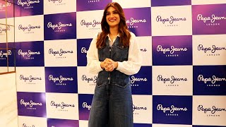 Kriti Sanon at the launch of Pepe Jeans Summer Collection 2025 in New Delhi