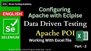 Installation of Apache Poi - Selenium Data Driven Testing -working with excel in selenium -part 2