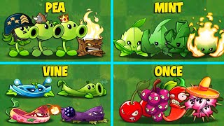 PvZ2 - Random 16 Team 4 Plants Battlez - Which Team Plant Will Win ?