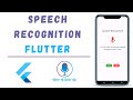 Voice Recognition App In Flutter - Speech To Text App Using Flutter