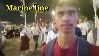 Marine Line is the best place to visit at night. / travel Anup