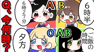 アニメ 血液型別あるある