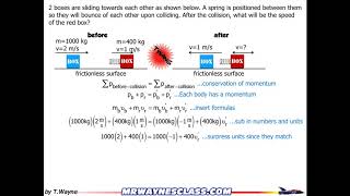 Elastic Collision Example #3