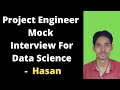 Machine Learning Mock Interview with Hasan |  Data Science mock interview | Data Science Interview