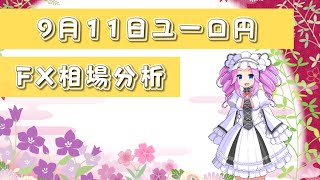 再UP【9月11日】年間10000pips以上稼いだ手法でユーロ円週足チャート分析【FX】【四国めたん】