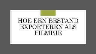 Filmpje opnemen in ppt en op Youtube plaatsen