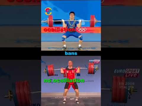 Does a weightlifter do work on the weight bar as he lifts it over his head?