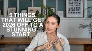 5 THINGS TO START YOUR YEAR OFF RIGHT | JAMIE GENEVIEVE