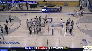 Rapid City Stevens Raiders vs Rapid City Central Cobblers Boys Varsity Basketball (BBB)