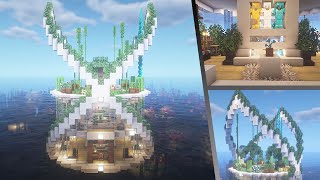 How to Build an Epic water House | Minecraft Tutorial 🍀 (#45)