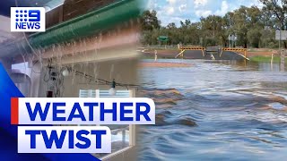 Parts of Queensland drenched with rainfall | 9 News Australia