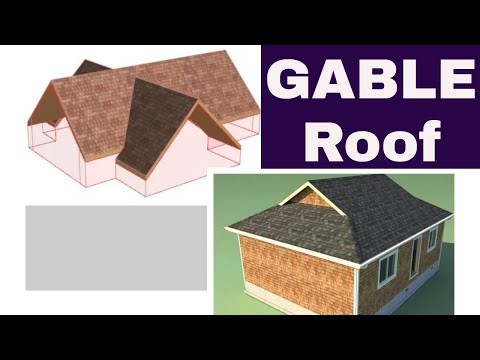 What is gable ends on a house?