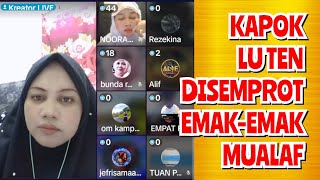 OTEN ini trauma berat setelah disemprot emak-emak Mualaf