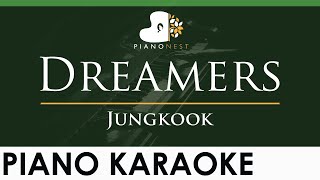 Jungkook - Dreamers (FIFA World Cup 2022 Soundtrack) - LOWER Key (Piano Karaoke Instrumental)