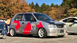 ヒーローしのいサーキット HA23Vアルト 51.699 XION倶楽部走行会 11/15