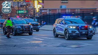 ⁴ᴷ Police Escort: x3 VIP Vehicles - Detroit Police Department - Week 12 - 2025