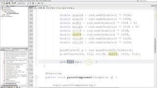 Java 2D 6A: Using QuadCurve2D with fill