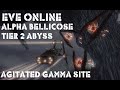 Eve Online Alpha In the Abyss. Tier 2  RLM Passive Tank Bellicose v Agitated Gamma Site