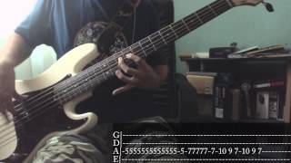 Iron Maiden - Hallowed Be Thy Name [Bass Cover + Tab]