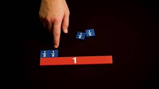 Adding Fractions with Like Denominators: An Example with 1/8