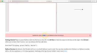 Creating a New Python Trinket