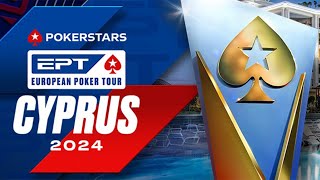 PokerStars EPT Zypern 2024 - $5.300 EPT Main Event Day 5 - 🇩🇪 Cards Up Coverage