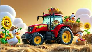 The Harvest Ride with Tractor and Friends 🚜🍂 | Nursery Rhymes \u0026 Kids