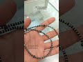 Beautiful black beads anklet 92.5silver  | SRI silver jewellery 7416538156 #silver #anklet